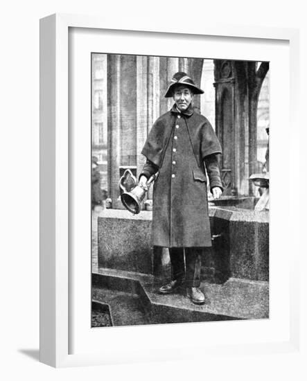 Town Crier, Cambridge, England, 1936-Donald Mcleish-Framed Giclee Print