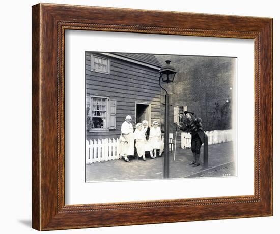 Town Crier on the High Street, 1926-null-Framed Giclee Print