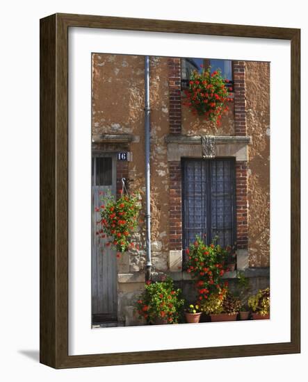 Town Detail, Vertus, Champagne Region, Marne, France-Walter Bibikow-Framed Photographic Print