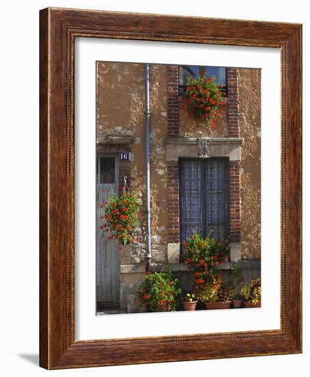 Town Detail, Vertus, Champagne Region, Marne, France-Walter Bibikow-Framed Photographic Print