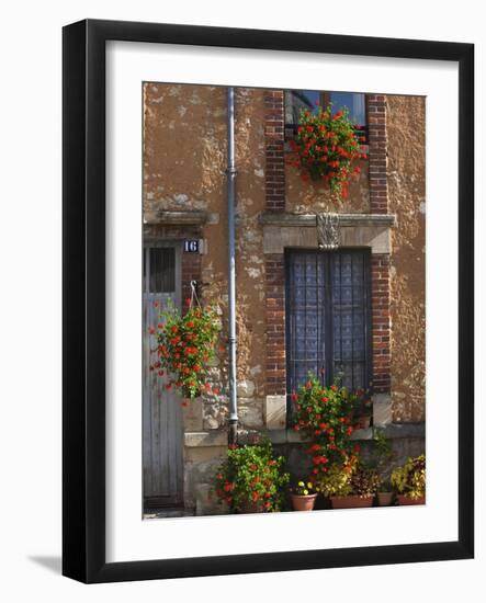 Town Detail, Vertus, Champagne Region, Marne, France-Walter Bibikow-Framed Photographic Print