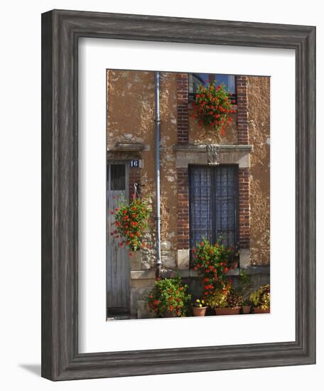 Town Detail, Vertus, Champagne Region, Marne, France-Walter Bibikow-Framed Photographic Print