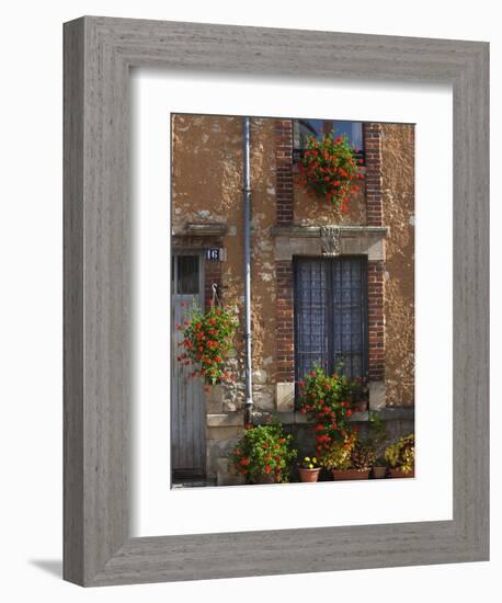 Town Detail, Vertus, Champagne Region, Marne, France-Walter Bibikow-Framed Photographic Print