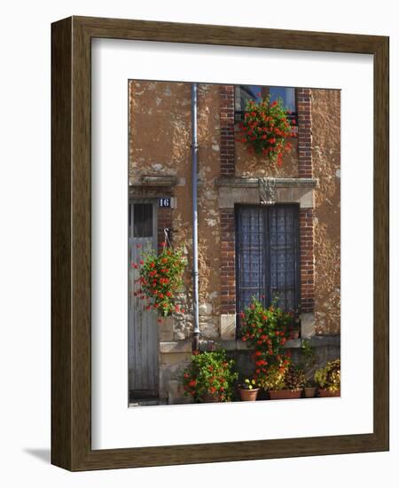 Town Detail, Vertus, Champagne Region, Marne, France-Walter Bibikow-Framed Photographic Print