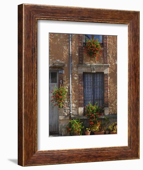 Town Detail, Vertus, Champagne Region, Marne, France-Walter Bibikow-Framed Photographic Print