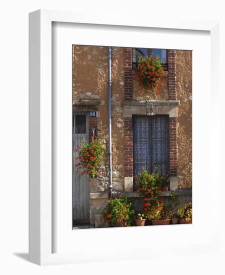 Town Detail, Vertus, Champagne Region, Marne, France-Walter Bibikow-Framed Photographic Print