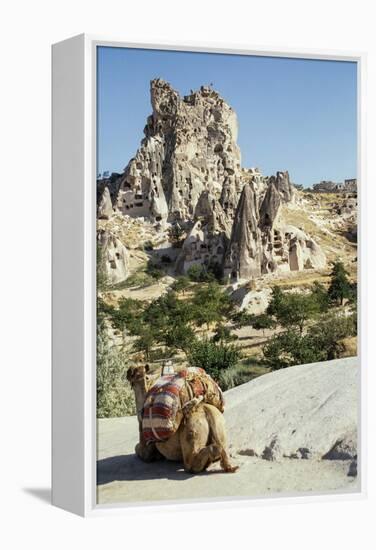 Town Gšreme, Tufa Caves-Bluehouseproject-Framed Premier Image Canvas