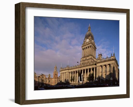 Town Hall, a Grand Victorian Building on the Headrow, Leeds, Yorkshire, England-Adam Woolfitt-Framed Photographic Print