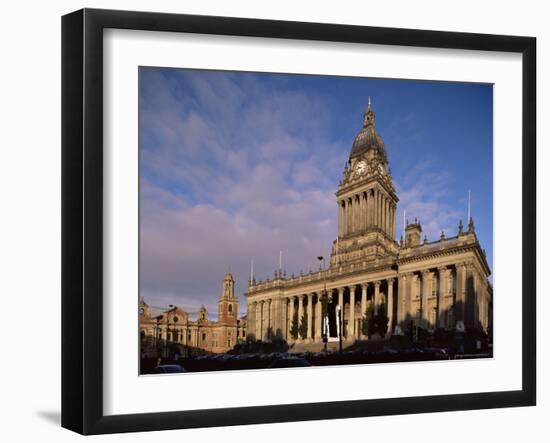 Town Hall, a Grand Victorian Building on the Headrow, Leeds, Yorkshire, England-Adam Woolfitt-Framed Photographic Print