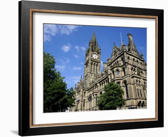 Town Hall, Albert Square, Manchester, England, United Kingdom, Europe-Richardson Peter-Framed Photographic Print