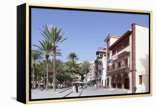 Town Hall at Plaza De Las Americas Square, San Sebastian, La Gomera, Canary Islands, Spain, Europe-Markus Lange-Framed Premier Image Canvas