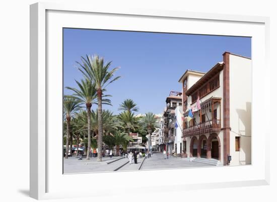 Town Hall at Plaza De Las Americas Square, San Sebastian, La Gomera, Canary Islands, Spain, Europe-Markus Lange-Framed Photographic Print