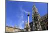 Town hall at the Marienplatz, Munich, Upper Bavaria, Bavaria, Germany, Europe-Hans-Peter Merten-Mounted Photographic Print