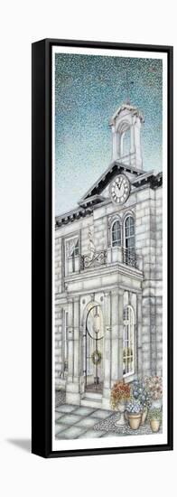 Town Hall Clock, Kirkby Lonsdale, Cumbria, 2009-Sandra Moore-Framed Premier Image Canvas