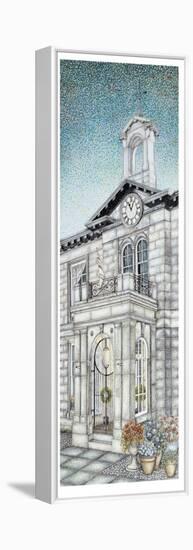 Town Hall Clock, Kirkby Lonsdale, Cumbria, 2009-Sandra Moore-Framed Premier Image Canvas