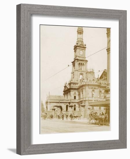 Town Hall Corner, Sydney, New South Wales, Australia-null-Framed Photographic Print