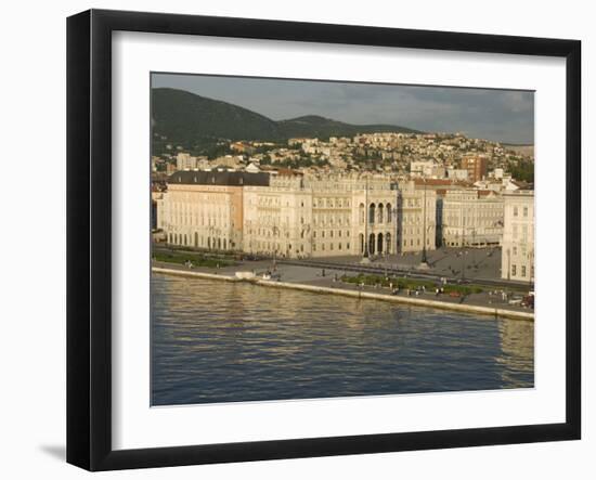 Town Hall Fronting on Piazza Unita D'Italia, Trieste, Friuli-Venezia Giulia, Italy-Waltham Tony-Framed Photographic Print