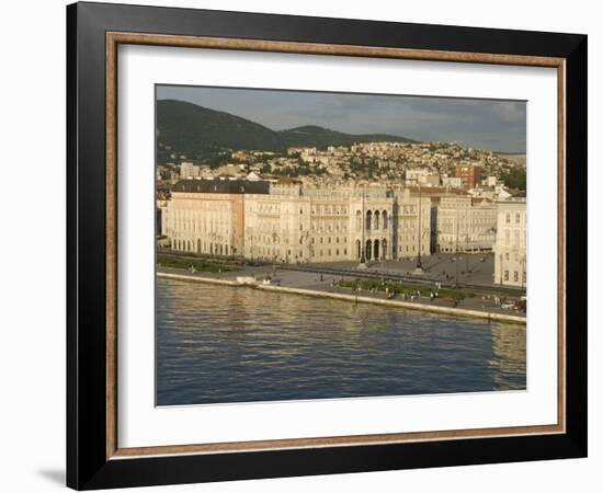 Town Hall Fronting on Piazza Unita D'Italia, Trieste, Friuli-Venezia Giulia, Italy-Waltham Tony-Framed Photographic Print