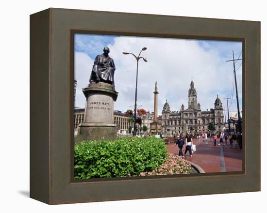 Town Hall, George Square, Glasgow, Scotland, United Kingdom-Yadid Levy-Framed Premier Image Canvas