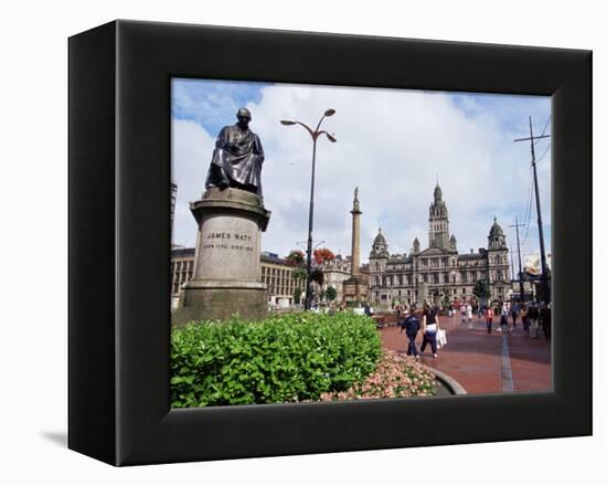 Town Hall, George Square, Glasgow, Scotland, United Kingdom-Yadid Levy-Framed Premier Image Canvas