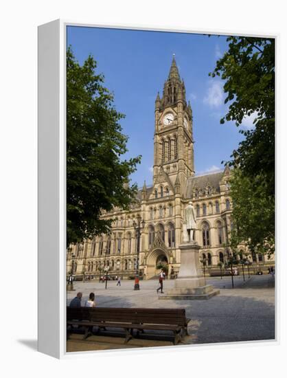 Town Hall, Manchester, England, United Kingdom, Europe-Charles Bowman-Framed Premier Image Canvas