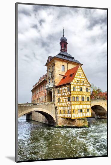 Town Hall on the Bridge, Bamberg, Germany-Zoom-zoom-Mounted Photographic Print