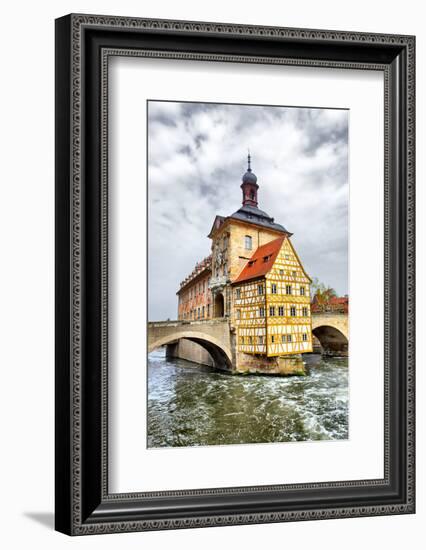 Town Hall on the Bridge, Bamberg, Germany-Zoom-zoom-Framed Photographic Print