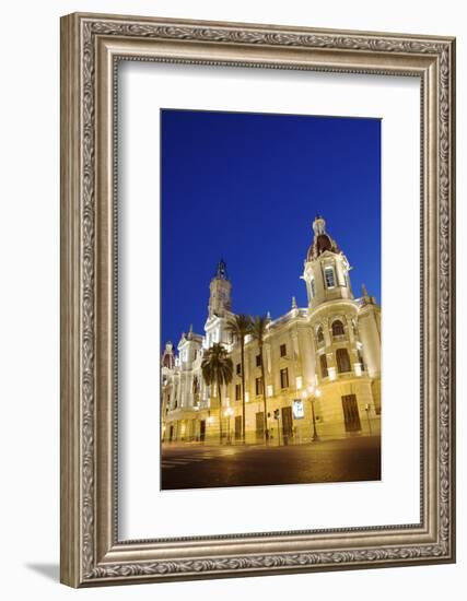 Town Hall, Plaza Del Ayuntamiento, Valencia, Spain, Europe-Neil Farrin-Framed Photographic Print