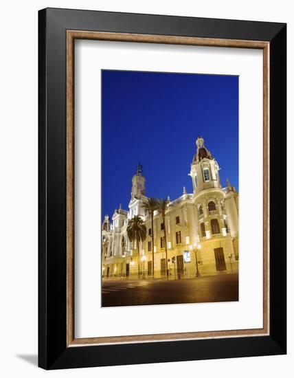 Town Hall, Plaza Del Ayuntamiento, Valencia, Spain, Europe-Neil Farrin-Framed Photographic Print