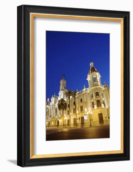 Town Hall, Plaza Del Ayuntamiento, Valencia, Spain, Europe-Neil Farrin-Framed Photographic Print