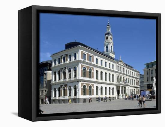 Town Hall, Riga, Latvia-Peter Thompson-Framed Premier Image Canvas