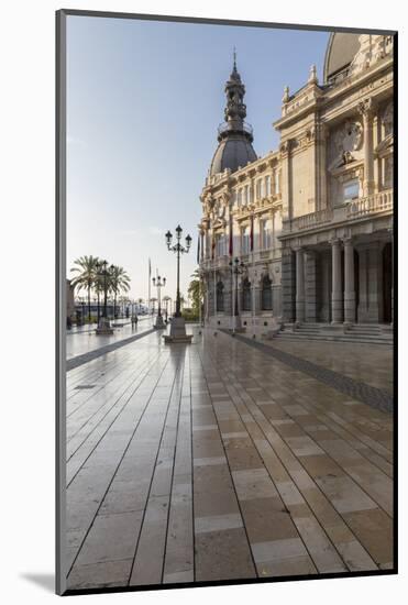 Town Hall Square on an Autumn Early Morning, Cartagena, Murcia Region, Spain, Europe-Eleanor Scriven-Mounted Photographic Print