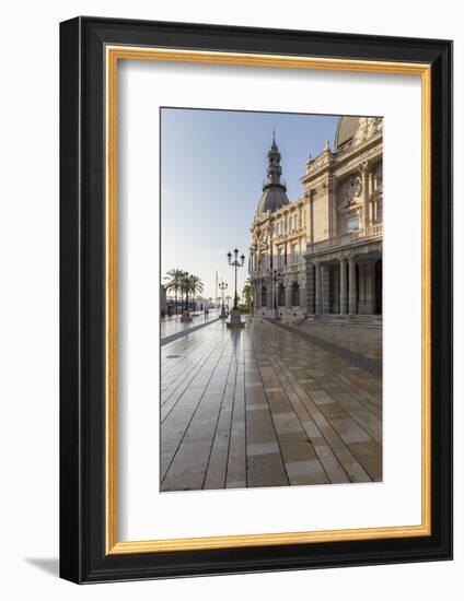 Town Hall Square on an Autumn Early Morning, Cartagena, Murcia Region, Spain, Europe-Eleanor Scriven-Framed Photographic Print