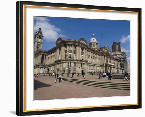 Town Hall, Victoria Square, Birmingham, England, United Kingdom, Europe-Ethel Davies-Framed Photographic Print