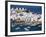 Town, Harbour and Windmills, Mykonos Town, Island of Mykonos, Cyclades, Greece-Lee Frost-Framed Photographic Print