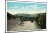 Town Hill Mountain, Maryland - National Road Between Cumberland and Hagerstown-Lantern Press-Mounted Art Print