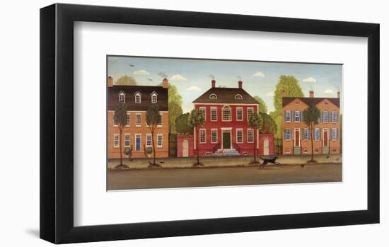 Town Houses I-Diane Ulmer Pedersen-Framed Art Print