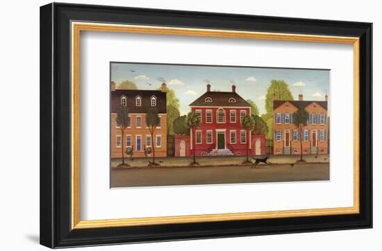 Town Houses I-Diane Ulmer Pedersen-Framed Art Print