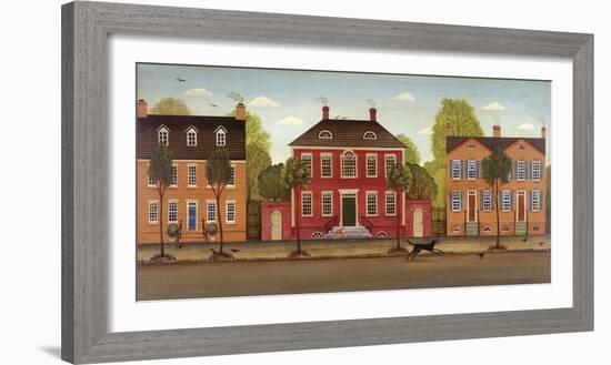 Town Houses I-Diane Ulmer Pedersen-Framed Art Print