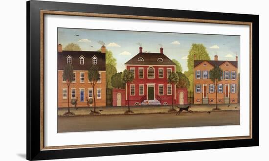 Town Houses I-Diane Ulmer Pedersen-Framed Art Print