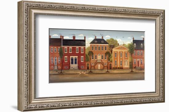 Town Houses II-Diane Ulmer Pedersen-Framed Art Print