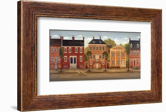 Town Houses II-Diane Ulmer Pedersen-Framed Art Print