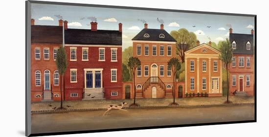 Town Houses II-Diane Ulmer Pedersen-Mounted Art Print