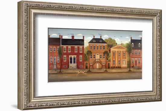 Town Houses II-Diane Ulmer Pedersen-Framed Giclee Print