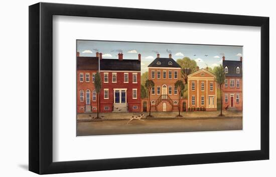 Town Houses II-Diane Ulmer Pedersen-Framed Giclee Print