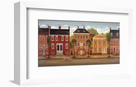 Town Houses II-Diane Ulmer Pedersen-Framed Giclee Print