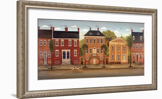 Town Houses II-Diane Ulmer Pedersen-Framed Giclee Print