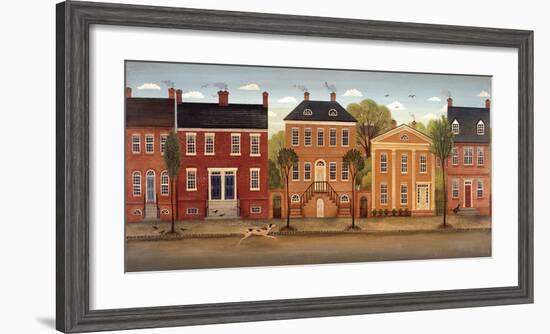 Town Houses II-Diane Ulmer Pedersen-Framed Giclee Print