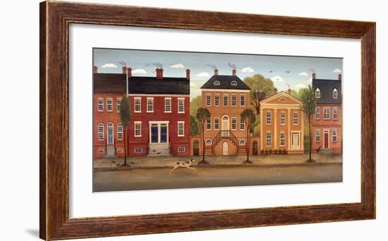 Town Houses II-Diane Ulmer Pedersen-Framed Giclee Print