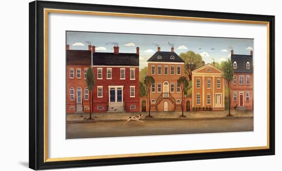 Town Houses II-Diane Ulmer Pedersen-Framed Giclee Print